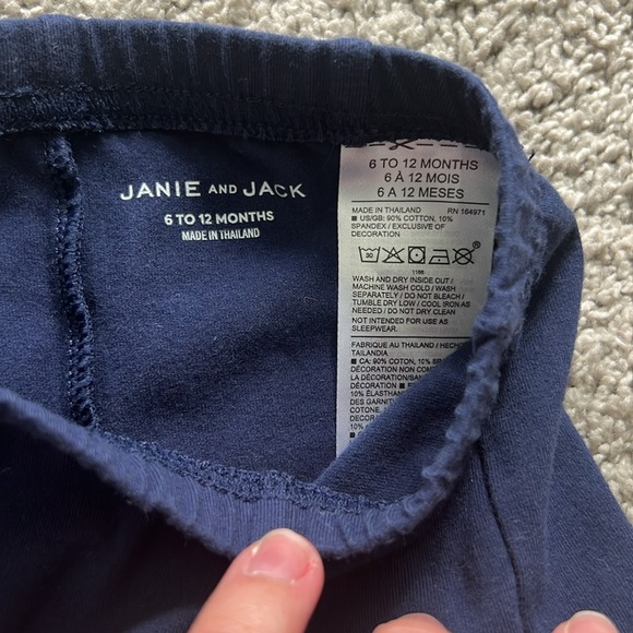 NWOT Janie and Jack leggings with ribbon - Picture 3 of 3
